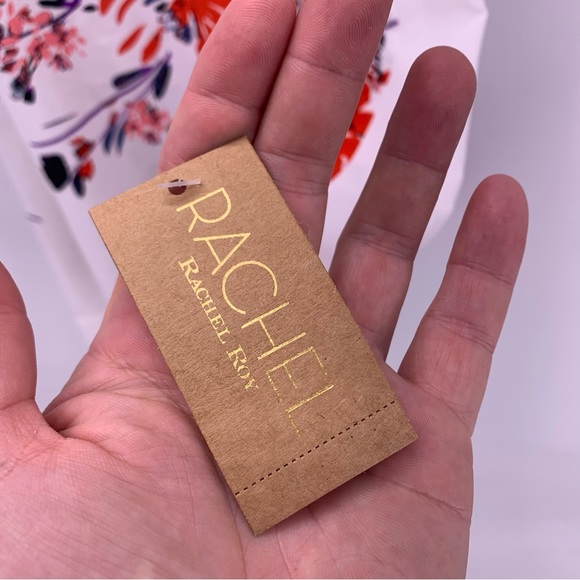 NEW Rachel Roy Cold Shoulder Long Sleeve Floral Blouse Size Small - Picture 6 of 11